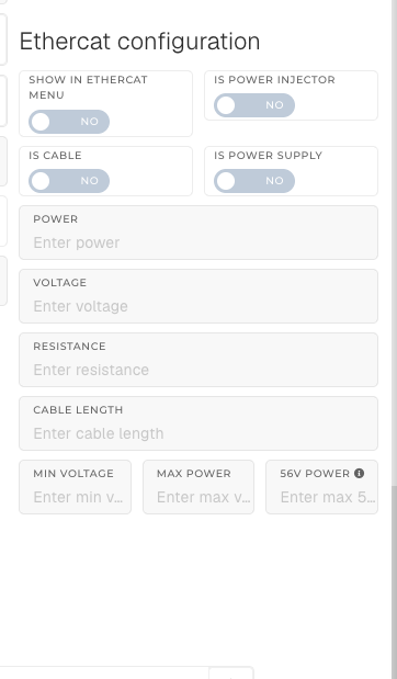 Ethercat configuration